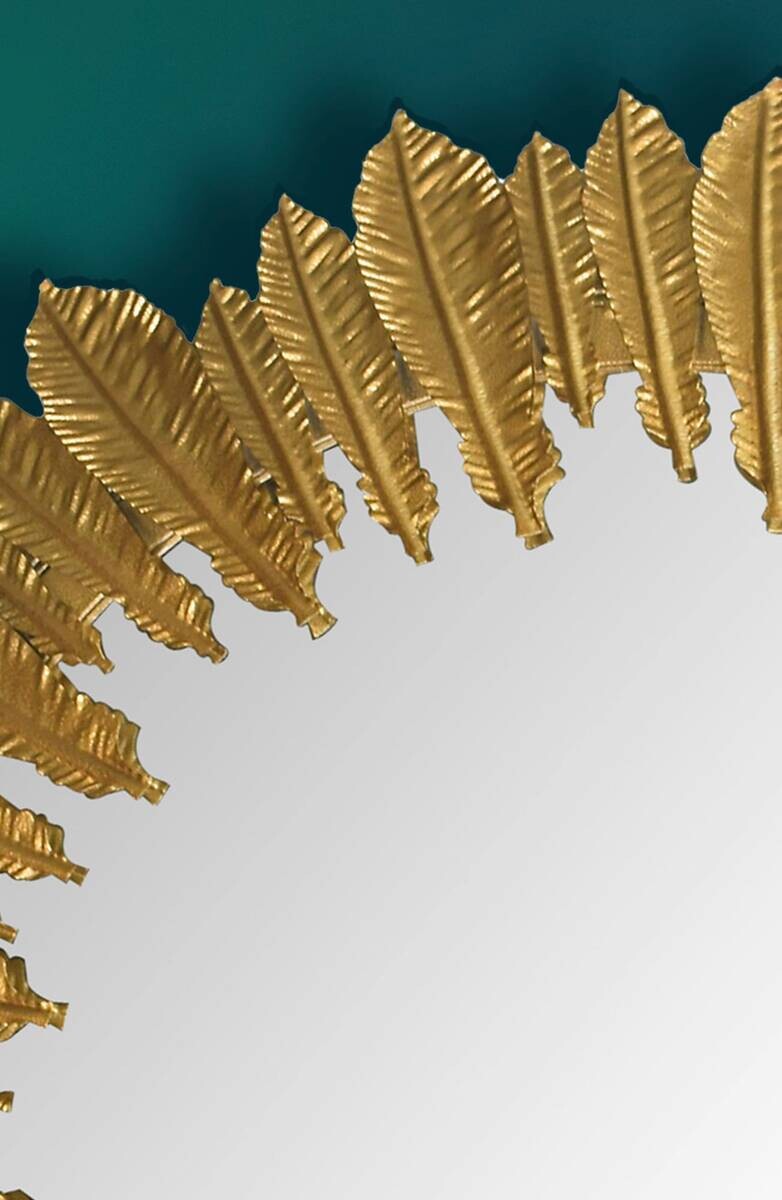 Wohnling Wandspiegel gold Metall T/D: ca. 3x68 cm