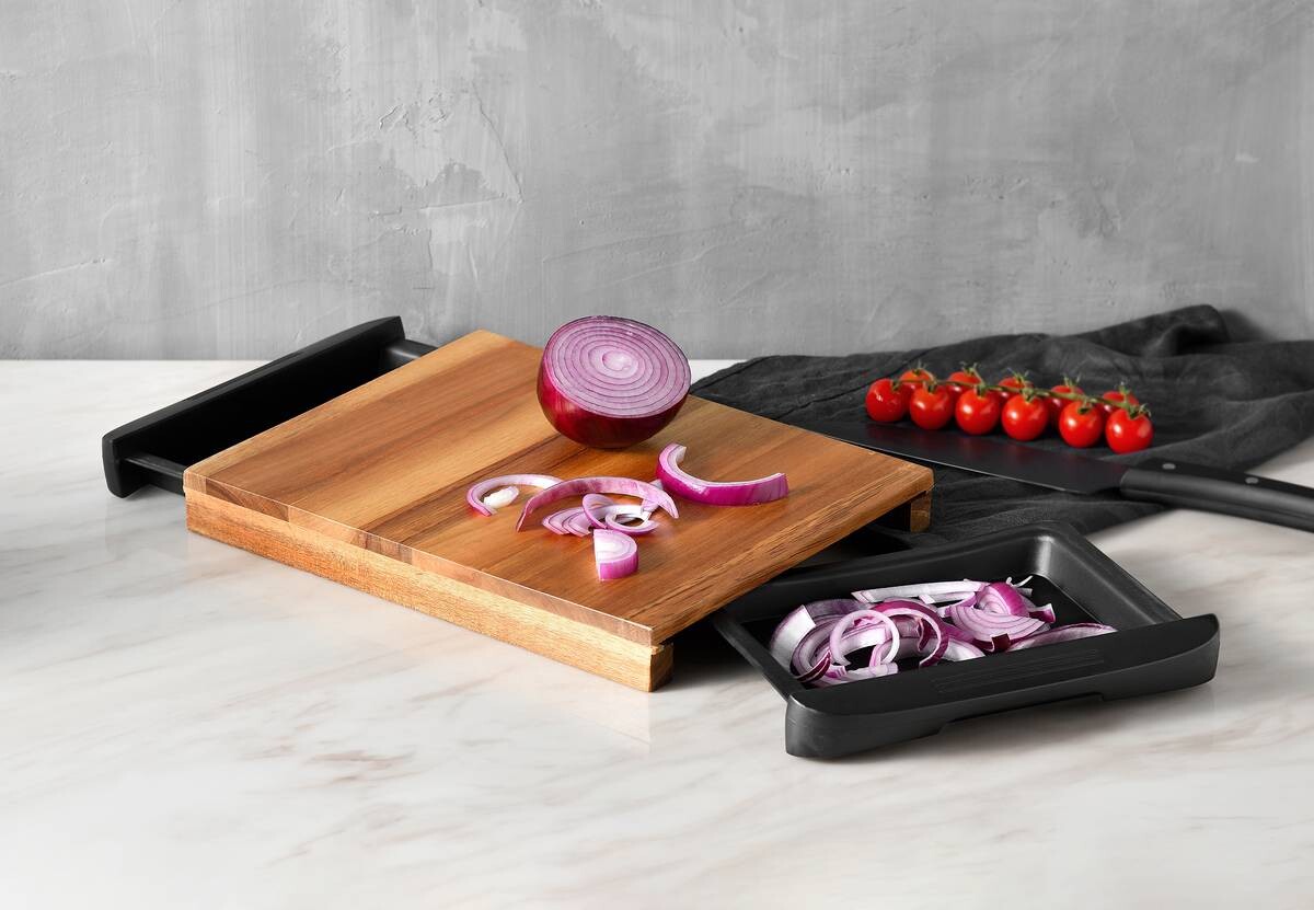 BERGNER Schneidbrettset Natural natur Akazie Holz