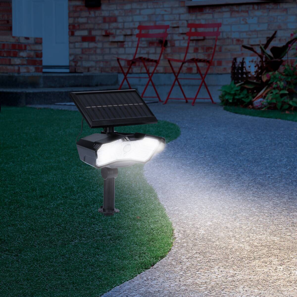 Solarleuchte schwarz