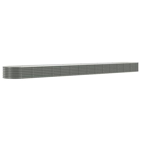 Hochbeet grau Stahl B/H/L: ca. 620x36x620 cm
