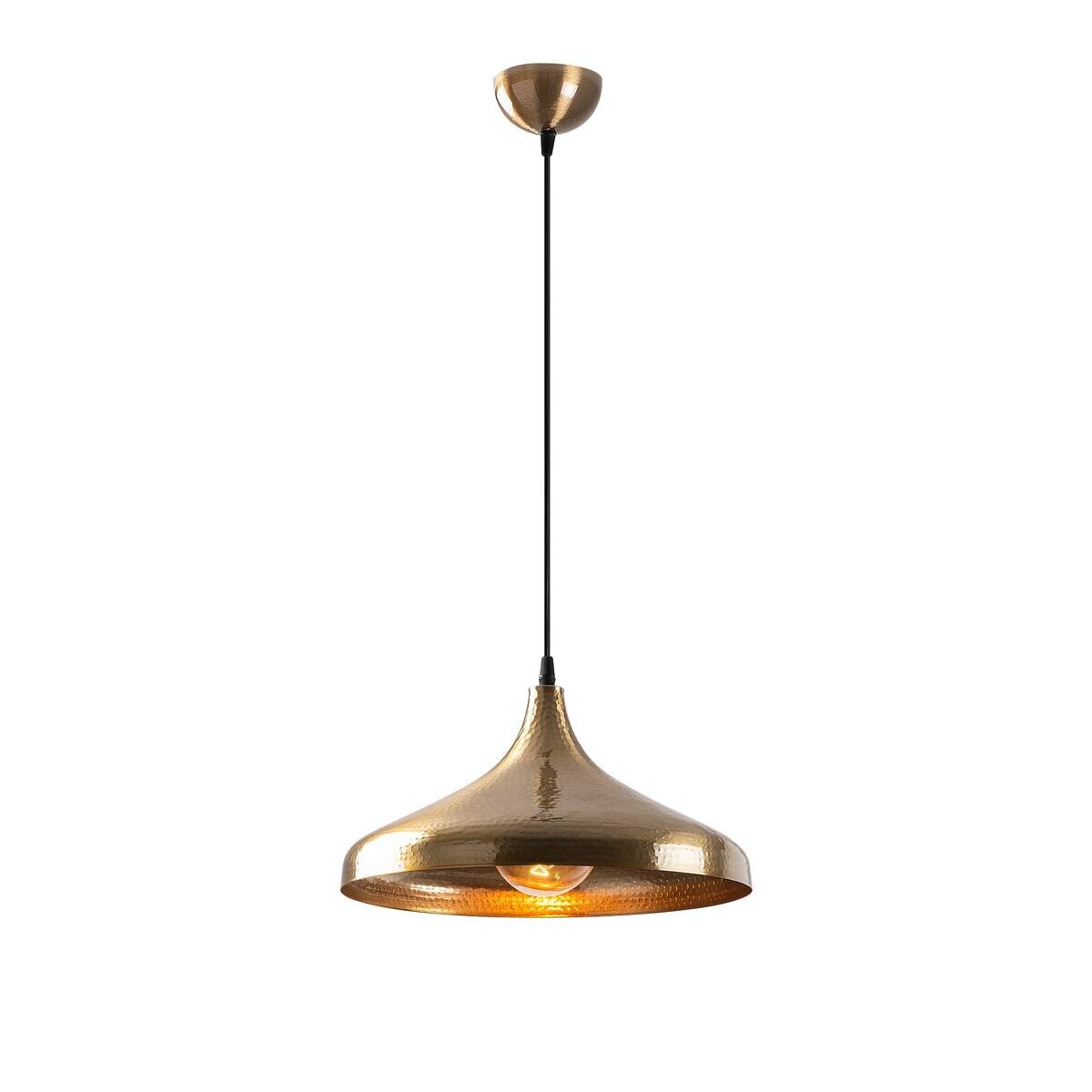 Opviq Pendelleuchte Tattoo bronze Eisen B/H/T/L/D: ca. 36x118x36x36x36 cm E27 1 Brennstellen