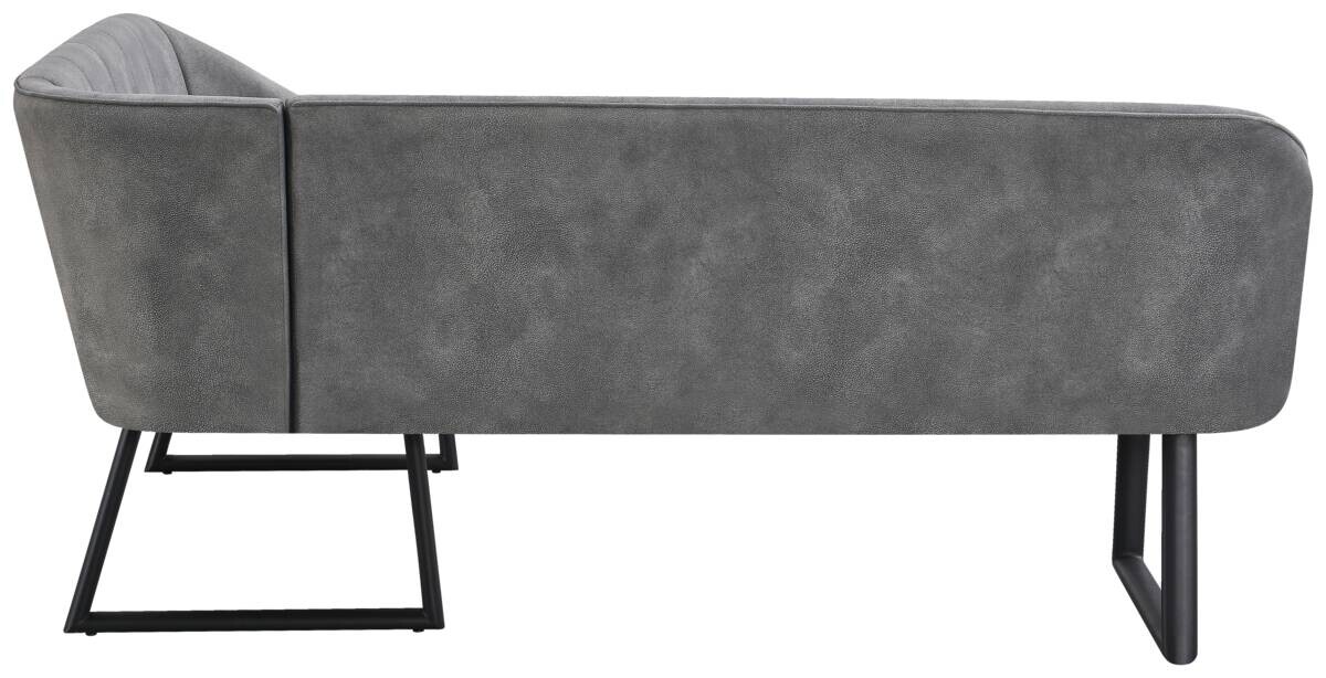 Eckbank Sven grau B/H/T: ca. 187x81,5x155 cm