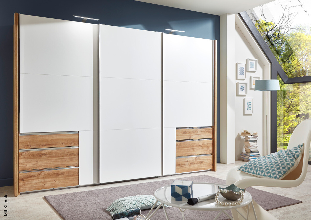 Schwebetürenschrank Level36 B/H/T: ca. 300x216x65 cm