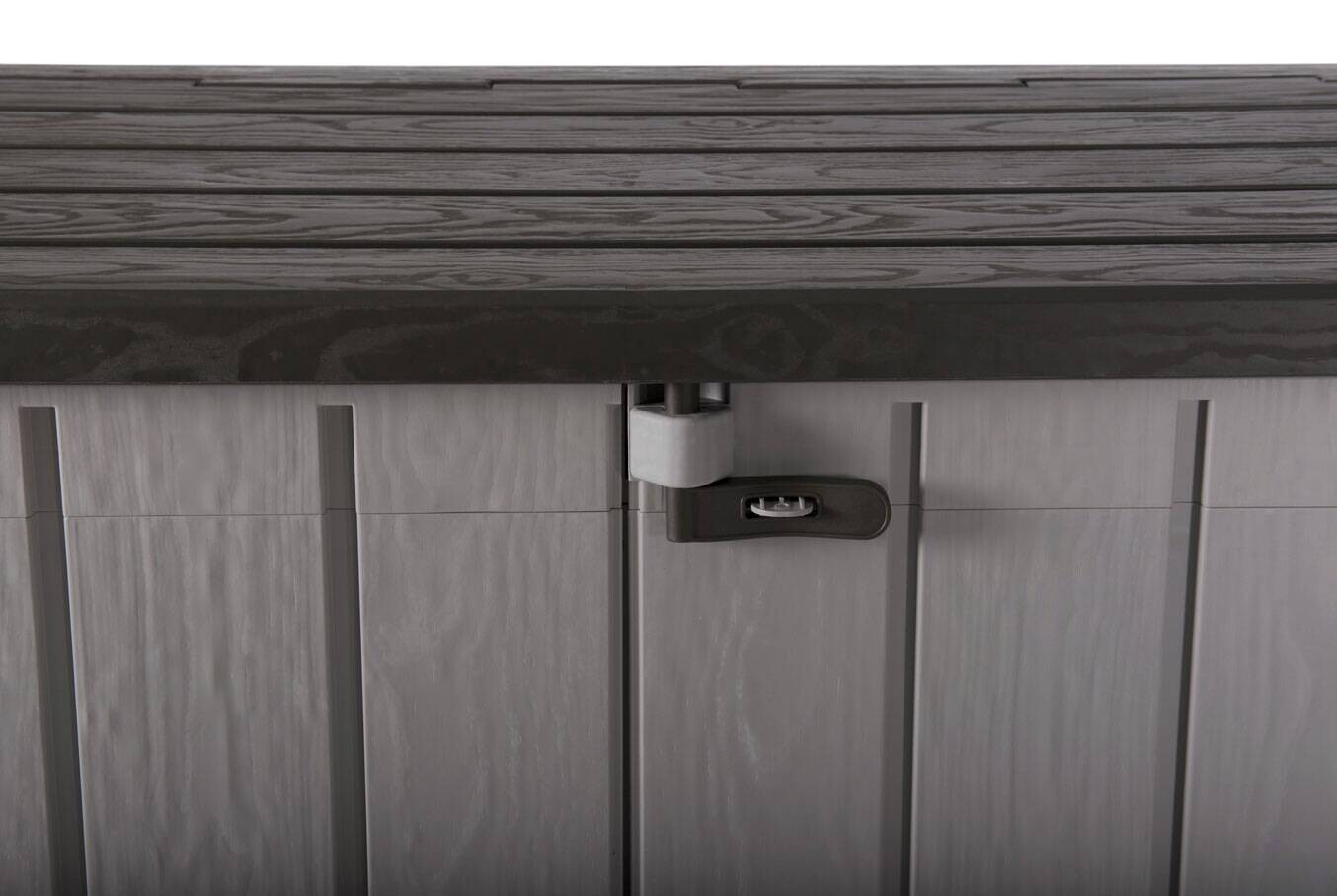 Toomax Mülltonnenbox Stora Way taupe B/H/L: ca. 111x74,5x129,5 cm