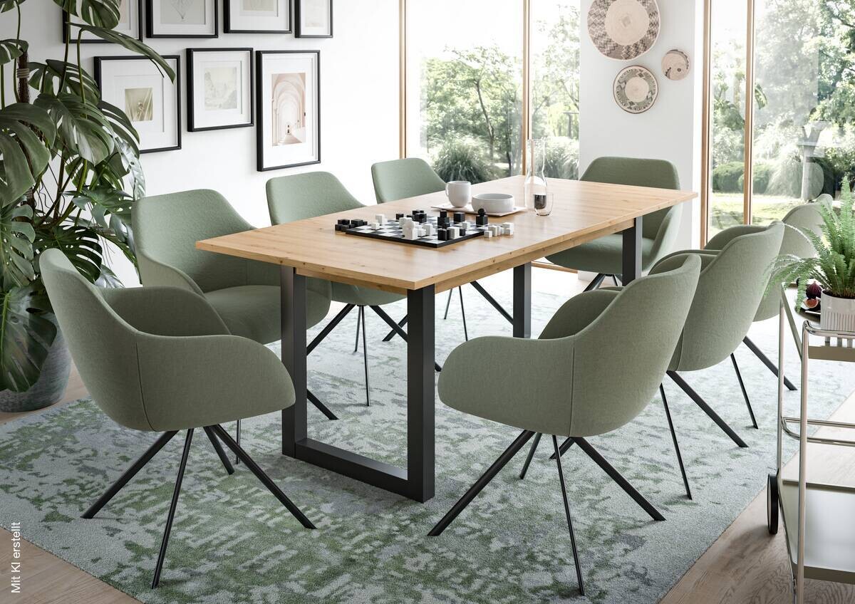 Esstisch Seattle Eiche Artisan Nachbildung B/H/T: ca. 150x76x90 cm