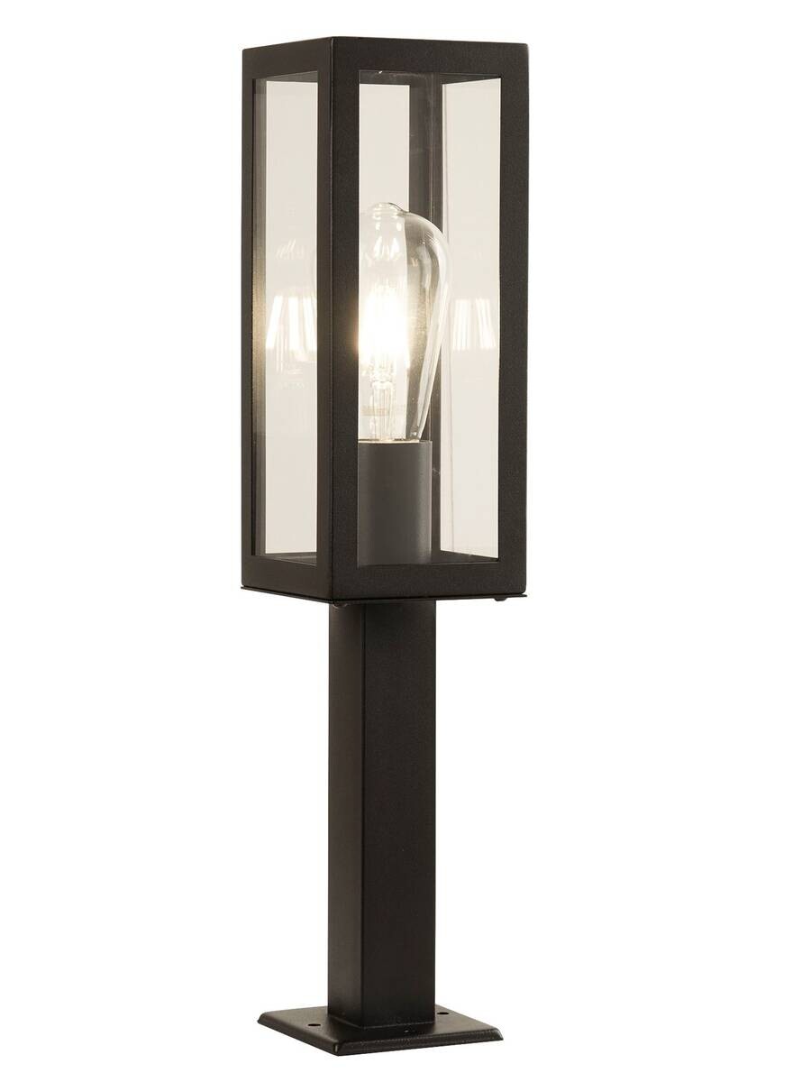 Außenleuchte klar schwarz B/H/L: ca. 10x45x10 cm