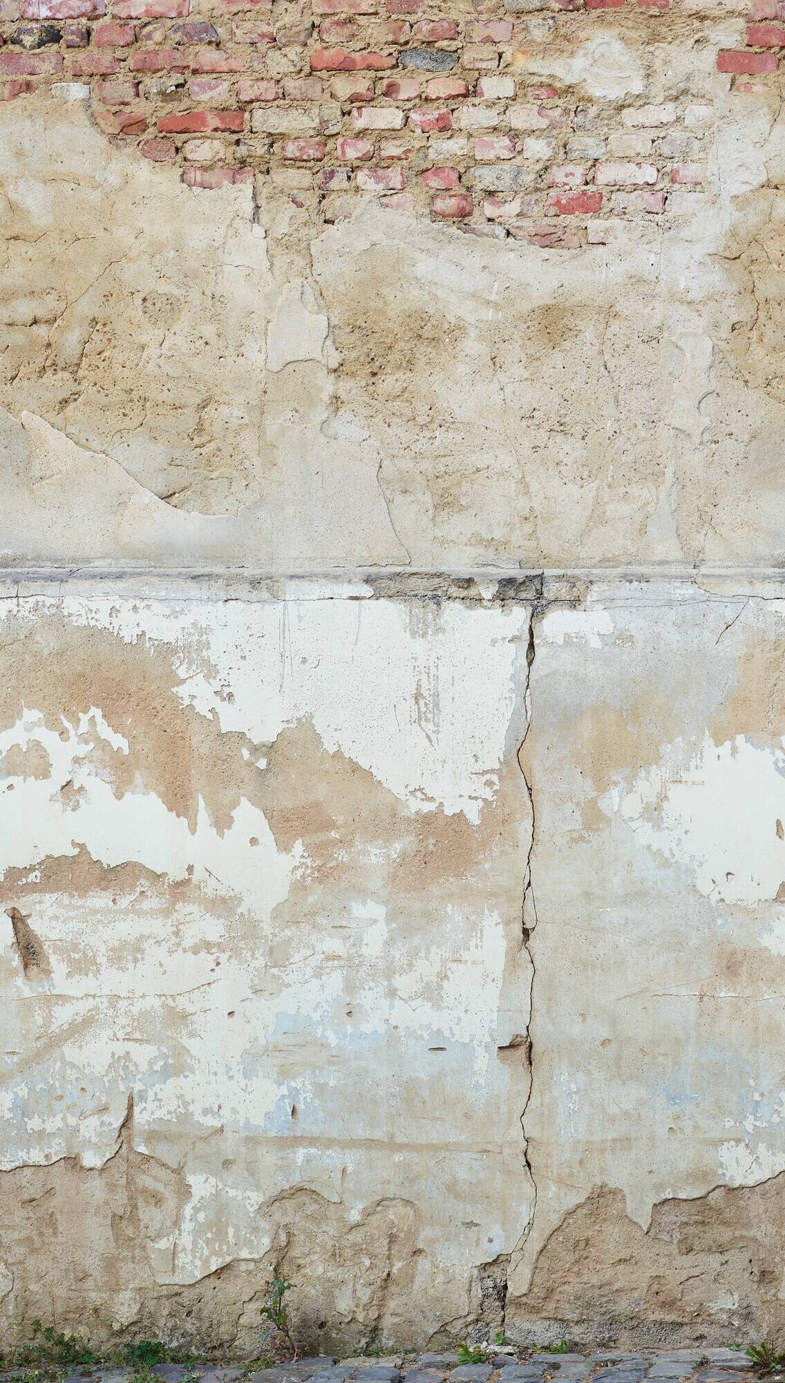 Livingwalls Fototapete Steinoptik grau beige braun B/L: ca. 280x159 cm