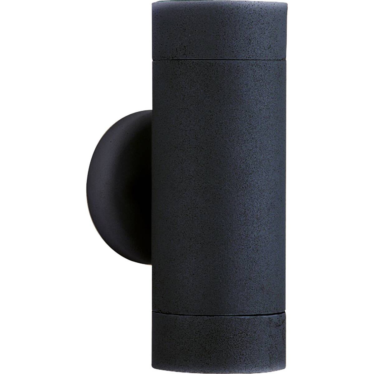 Wandaußenleuchte klar schwarz B/H/T: ca. 7,5x16,5x9 cm