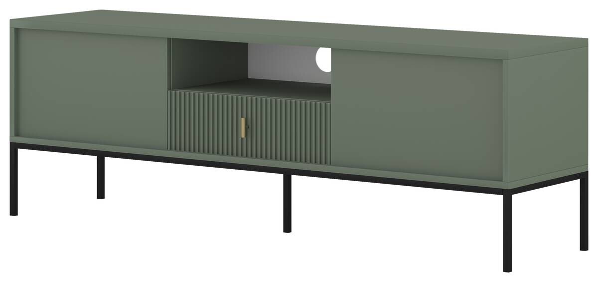 TV-Lowboard MAGIORRE grün B/H/T: ca. 154,5x52,4x39 cm
