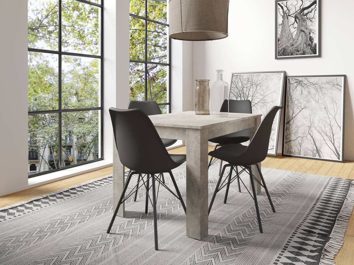 Tisch NEPAL Beton Optik B/H/T: ca. 120x75x80 cm