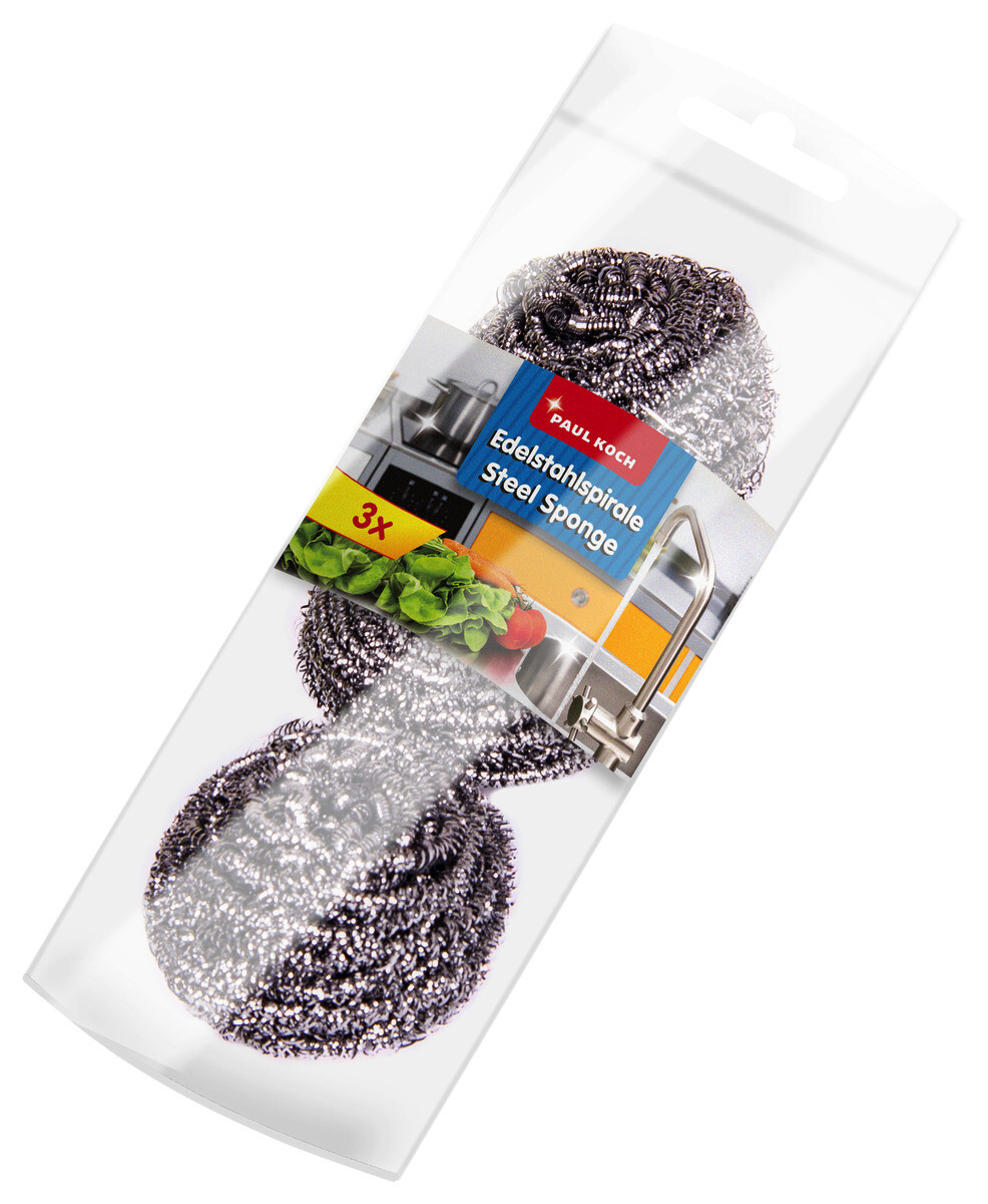 Edelstahlspirale silber