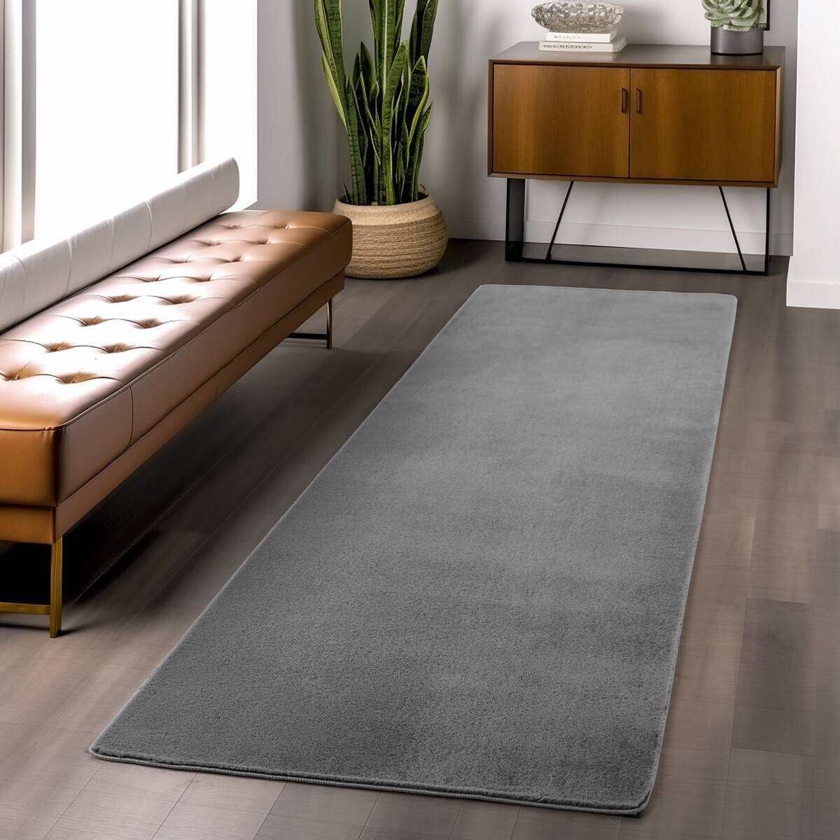 Ayyildiz Teppich JOY grau B/L: ca. 80x250 cm