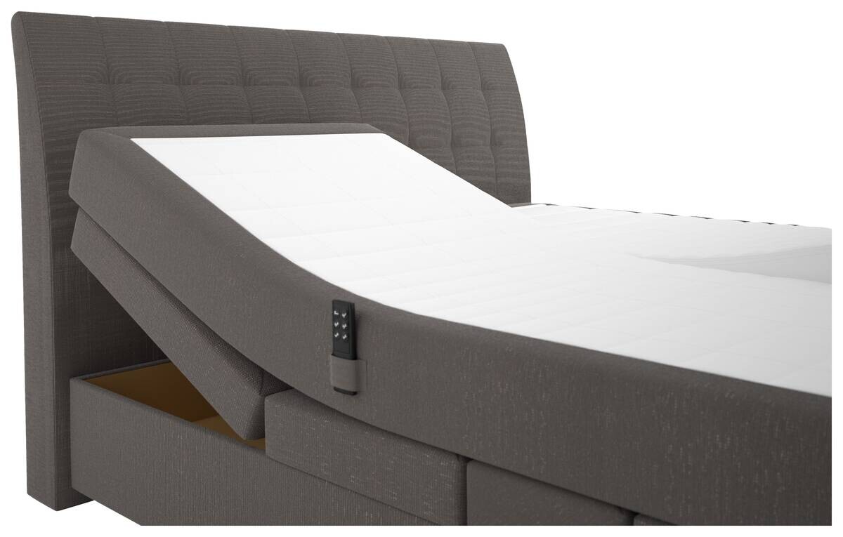Boxspringbett Astrid braun Liegefläche B/L: ca. 180x200 cm
