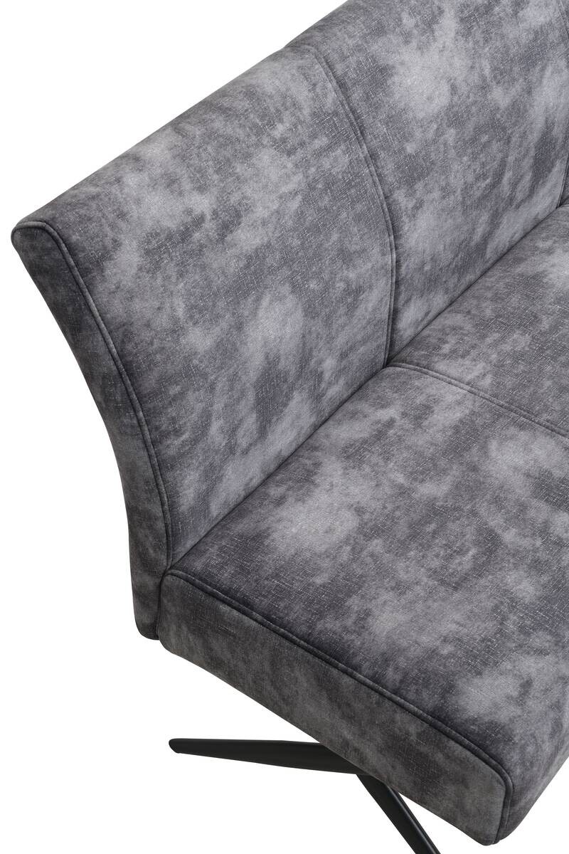 Bank Porto I anthrazit B/H/T: ca. 140x89x64 cm