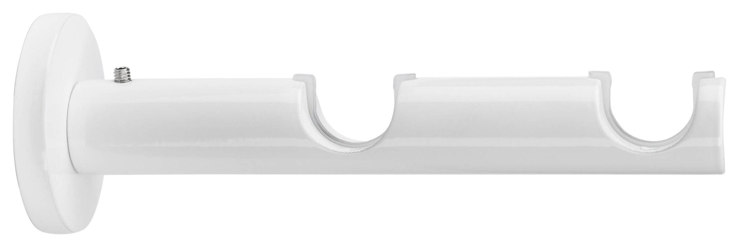 ondeco Doppelträger weiß Metall L: ca. 12 cm 2 Läufe