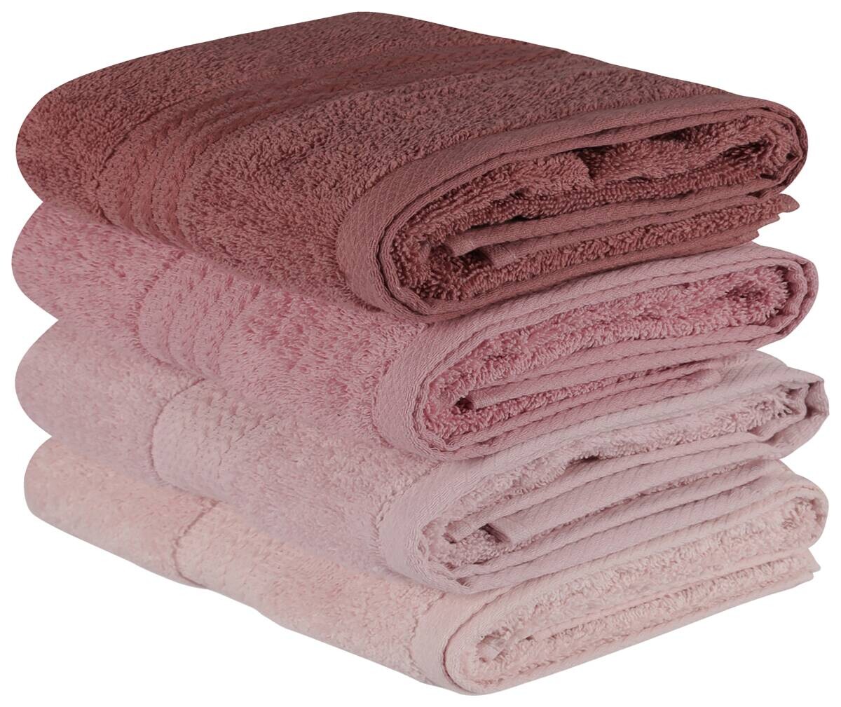 Mijolnir Frottier-Set puder rosa 100% Baumwolle B/L: ca. 50x90 cm