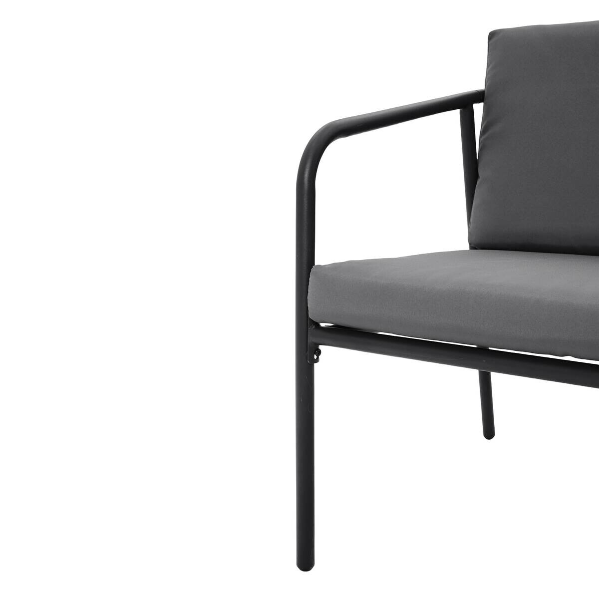 POCOline Loungeset Samos grau Stahl