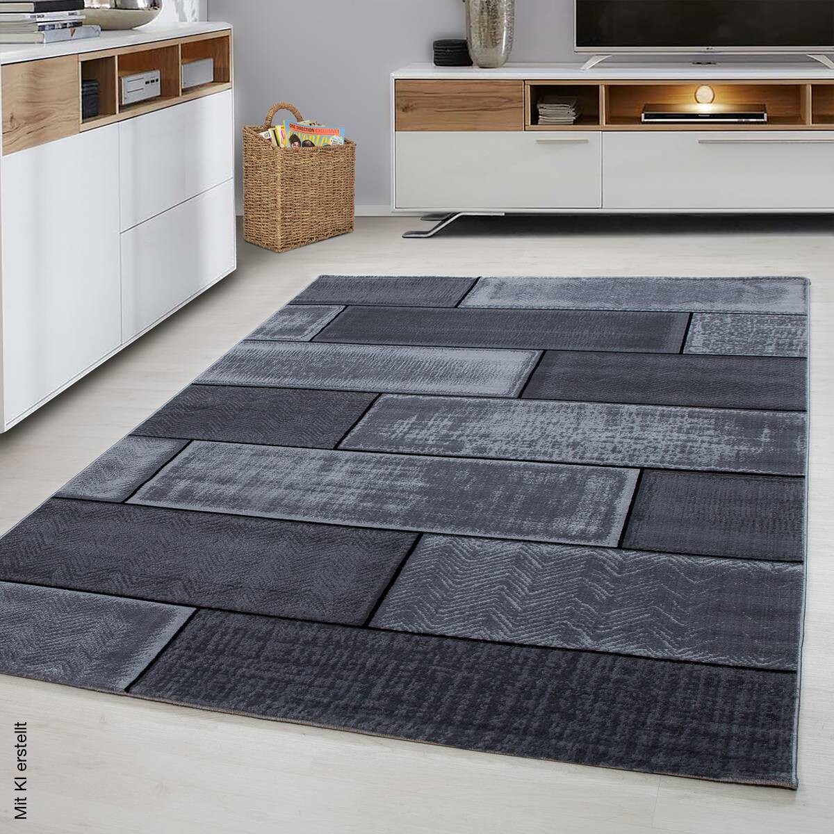 Ayyildiz Teppich PLUS schwarz B/L: ca. 80x300 cm