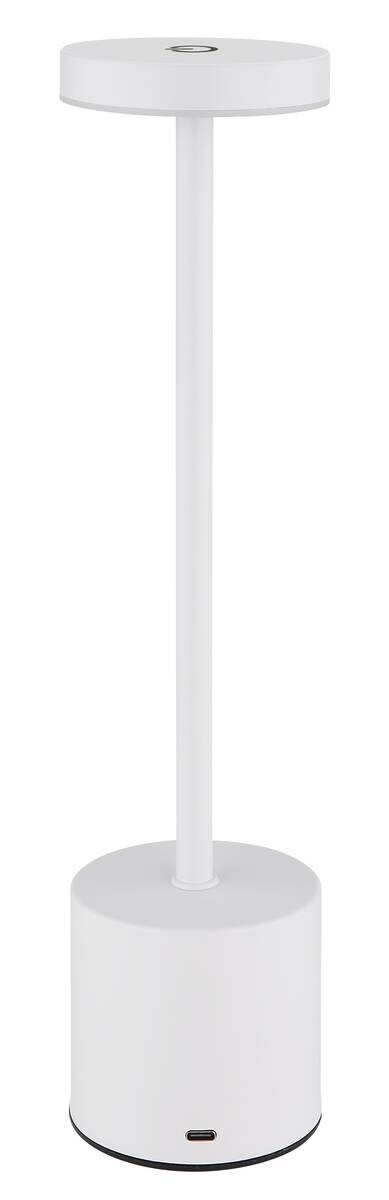 GLOBO LED-Tischleuchte Anru weiß H/D: ca. 34x8 cm