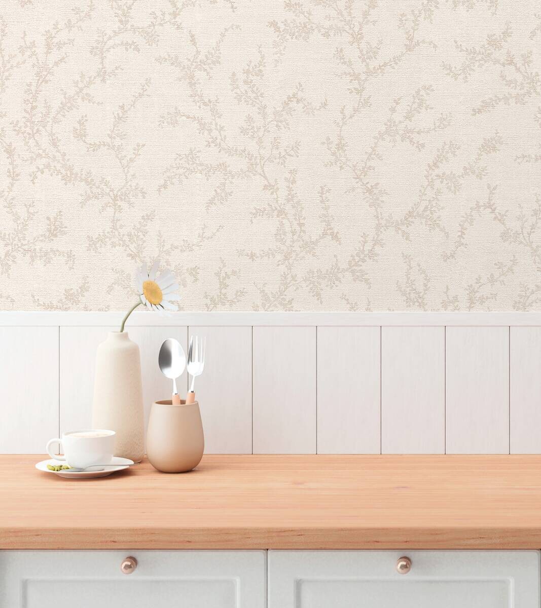 A.S.Creation Vliestapete braun creme beige B/H/D: ca. 53x1005x8,2 cm