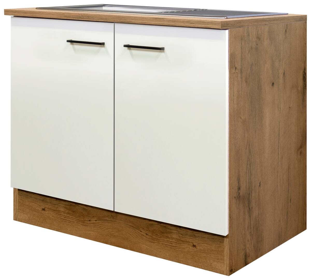 Spülenschrank Avila Magnolie matt B/H/T: ca. 100x85x60 cm