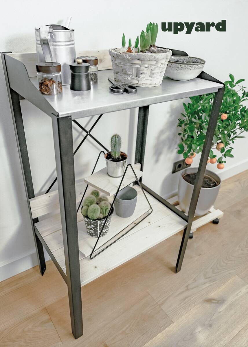 UPYARD Pflanztisch MODERN natur B/H/T: ca. 80x92x39 cm