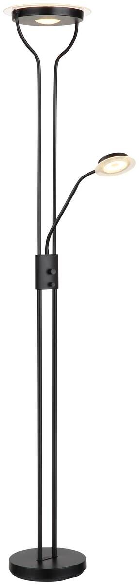 GLOBO LED-Deckenfluter schwarz Metall B/H/L: ca. 25,5x180x28 cm 1 Brennstellen