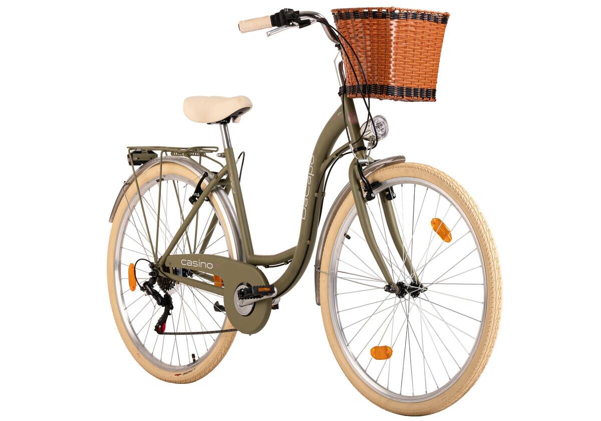 DaCapo Damenfahrrad Casino 170C 28 Zoll Rahmenhöhe 48 cm 6 Gänge olive olive ca. 28 Zoll