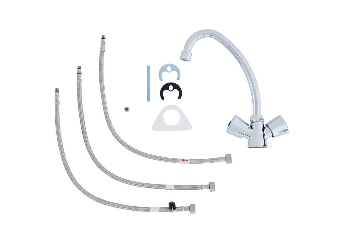 Respekta Untertischspeicher-Set Thermoflow weiß B/H/T: ca. 27,5x49,5x18,5 cm
