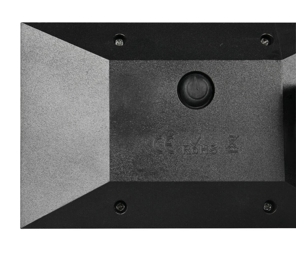 Solar-Gartenstrahler mattschwarz B/H/T: ca. 9x36x24 cm