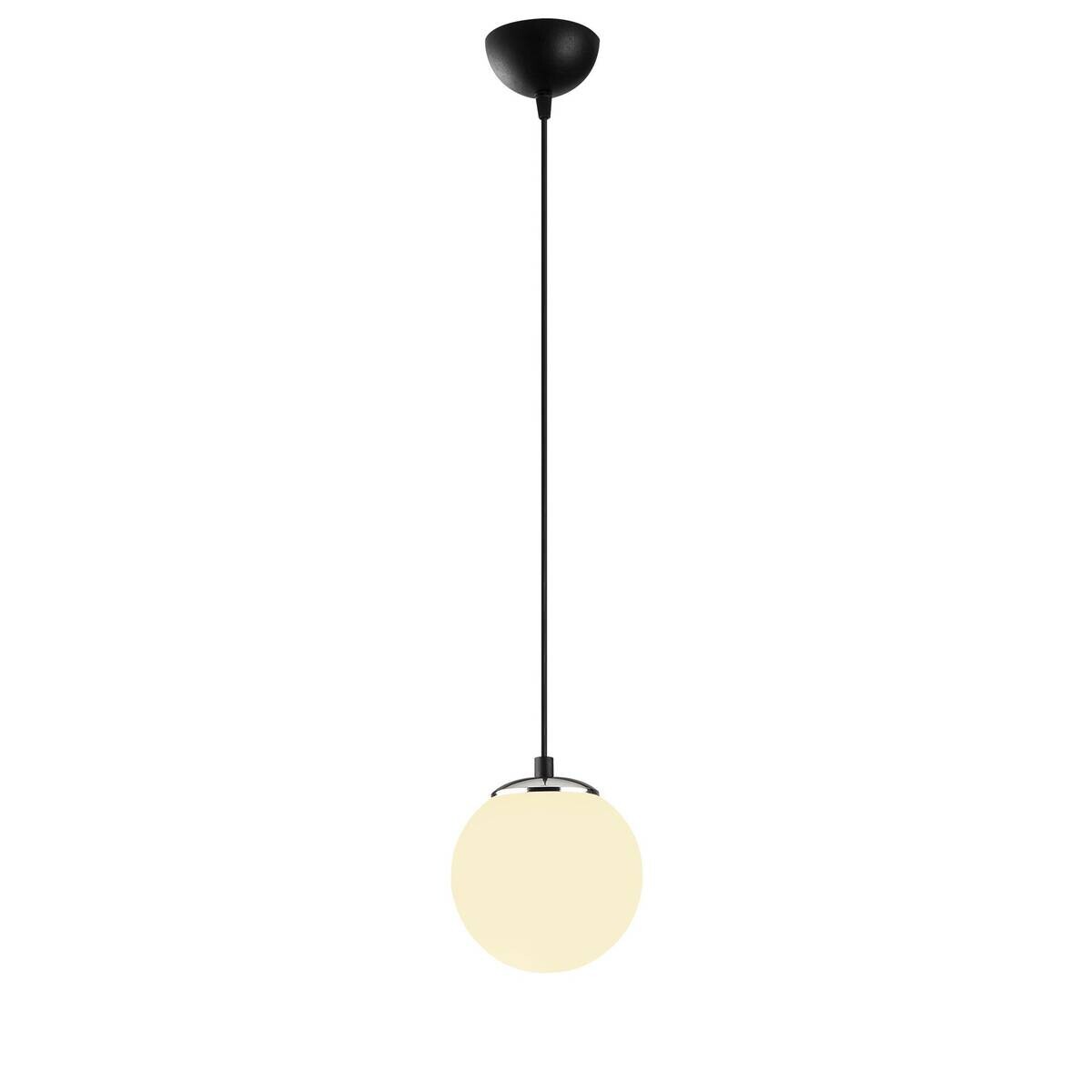 Opviq Pendelleuchte schwarz weiß B/H/T: ca. 15x111x15 cm E27 1 Brennstellen