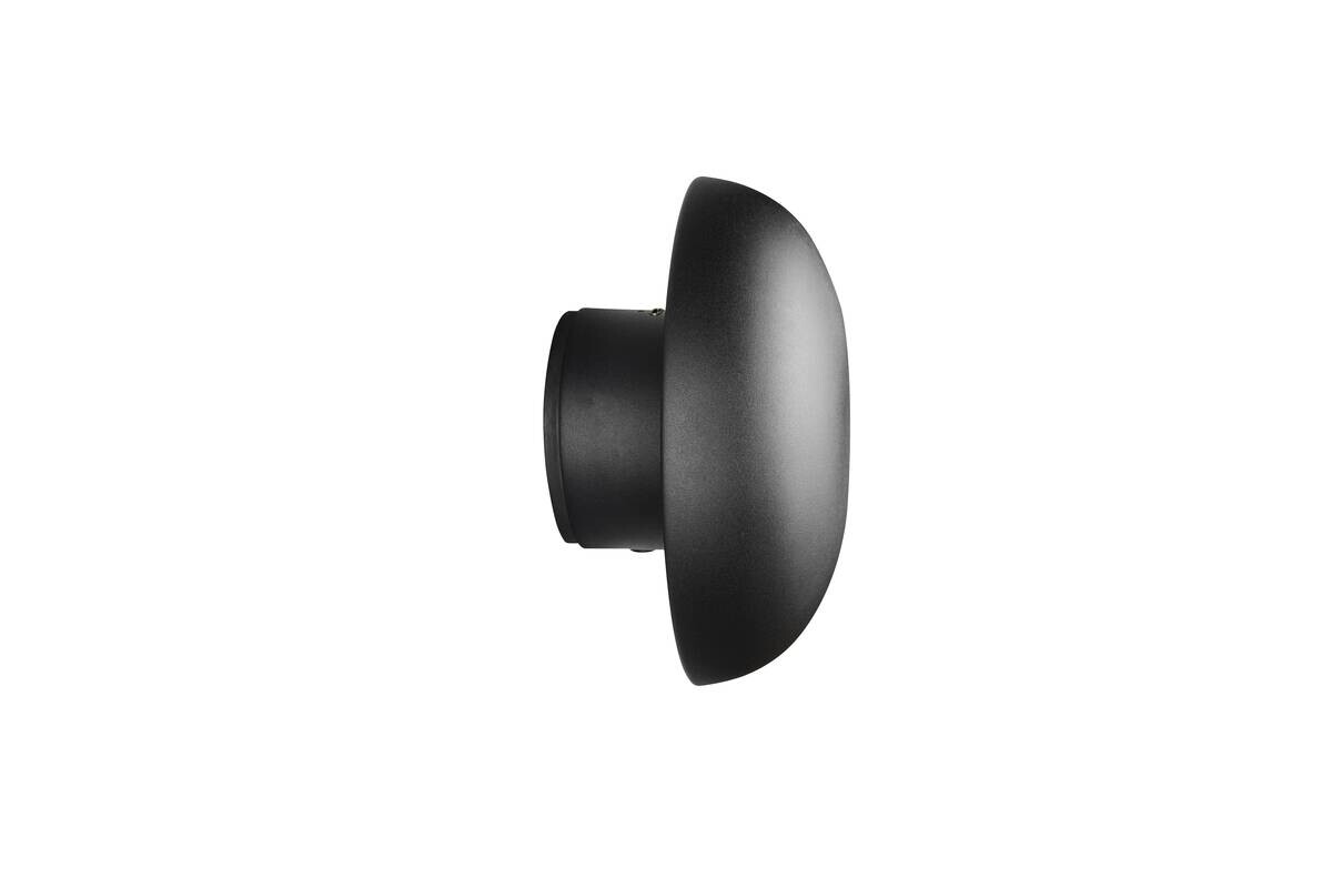 Reality LED Wandleuchte DAVEY mattschwarz Metall 1 Brennstellen