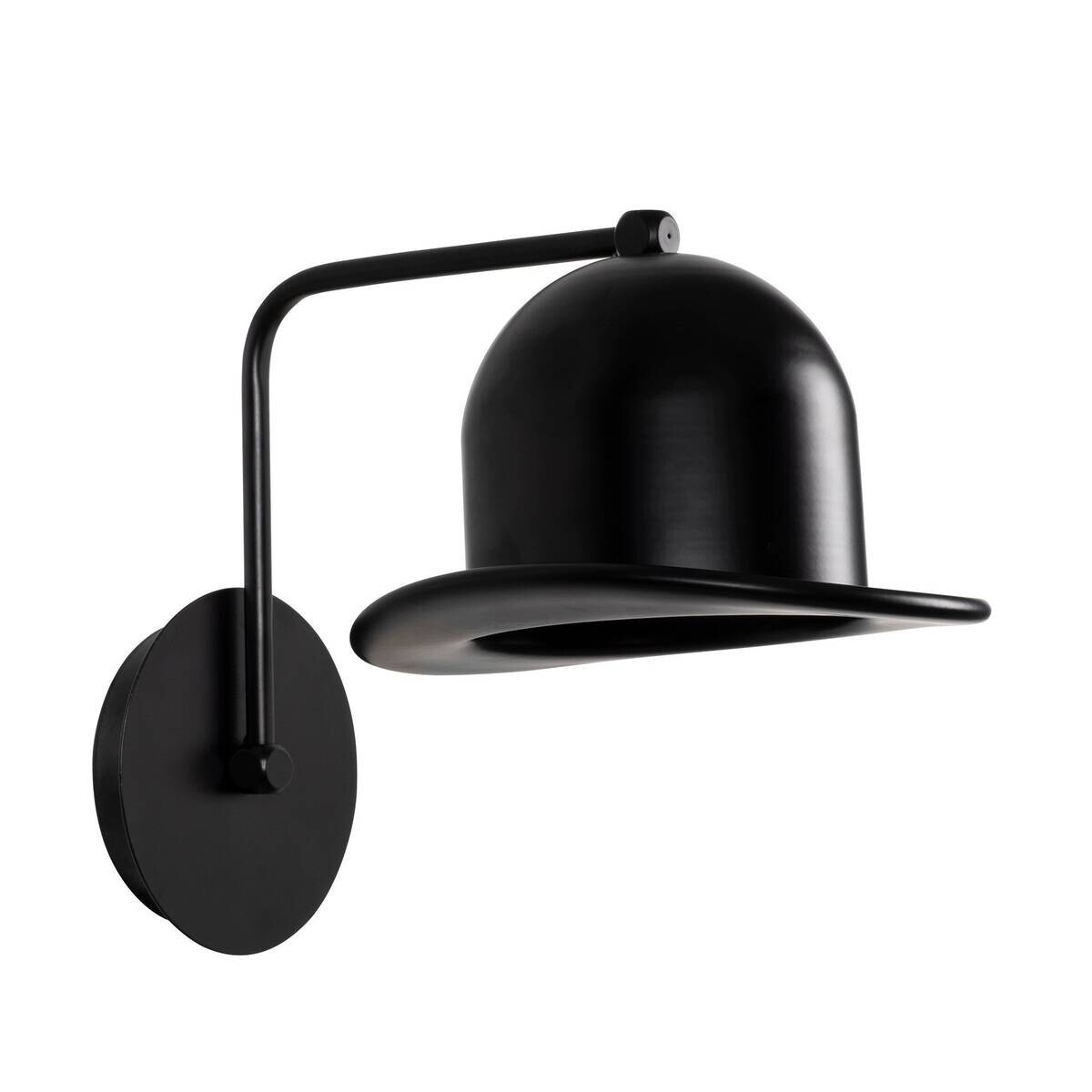 Opviq Wandleuchte schwarz Metall B/H/L: ca. 25x28x19 cm E27 1 Brennstellen