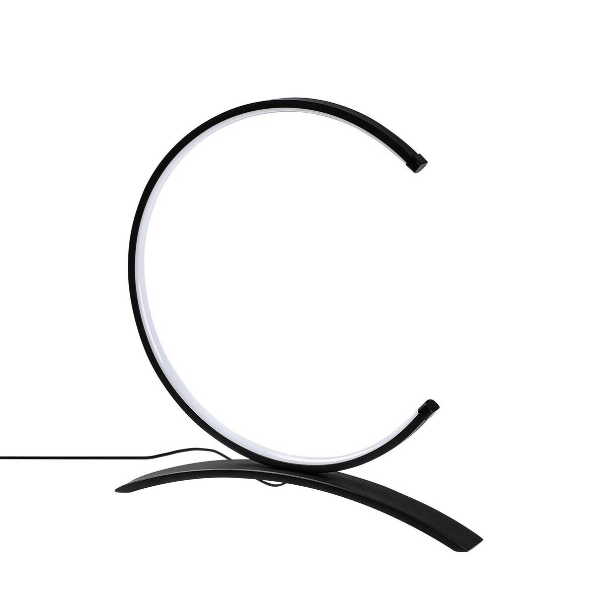 Opviq LED-Tischleuchte schwarz B/H/T: ca. 35x34x4 cm