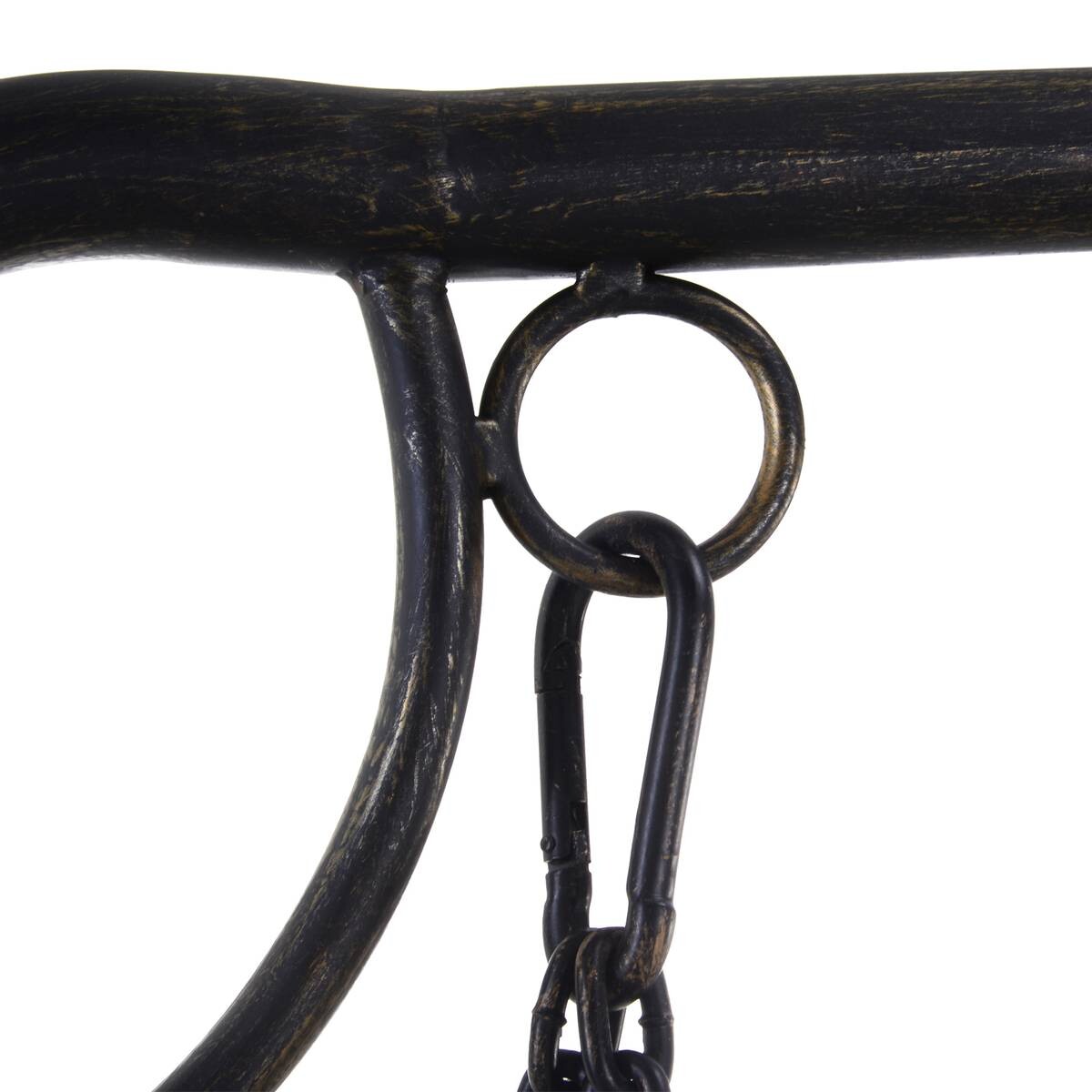 Outsunny Gartenschaukel bronze Metall B/H/L: ca. 123x175x167 cm