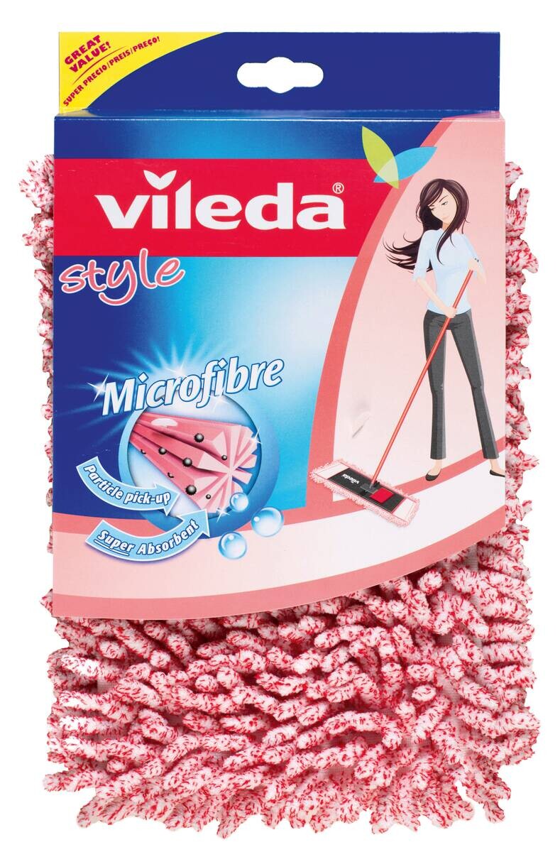 Vileda Ersatzbezug rosa B/H/L: ca. 18x2x31 cm