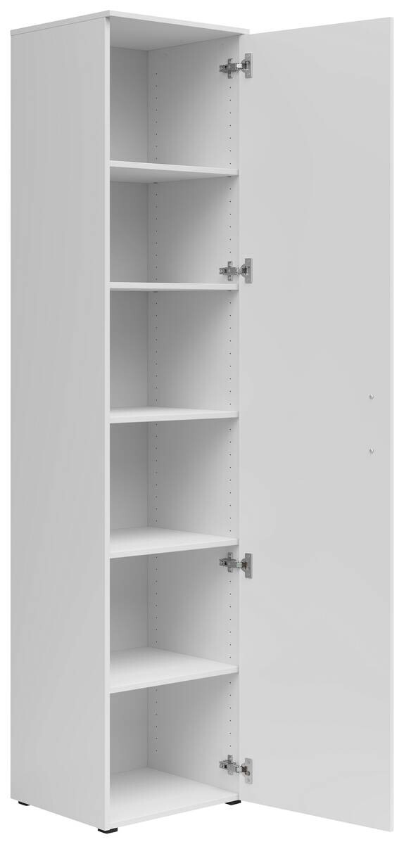 Schrank Multi-Stauraum Typ 20 weiß B/H/T: ca. 45x195x40 cm | weiß | 45,00/195,00/40,00 cm