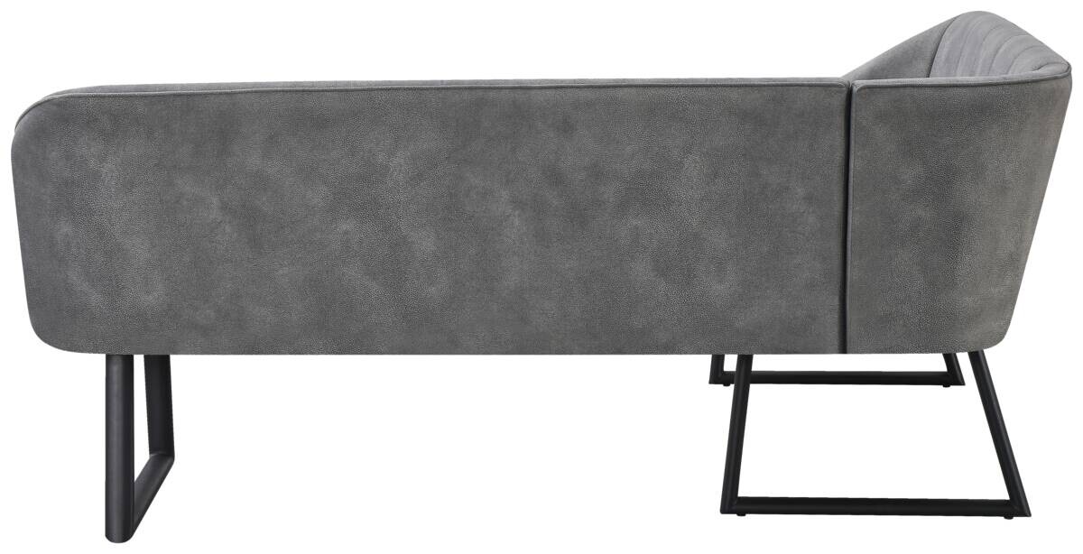 Eckbank Sven grau B/H/T: ca. 187x81,5x155 cm