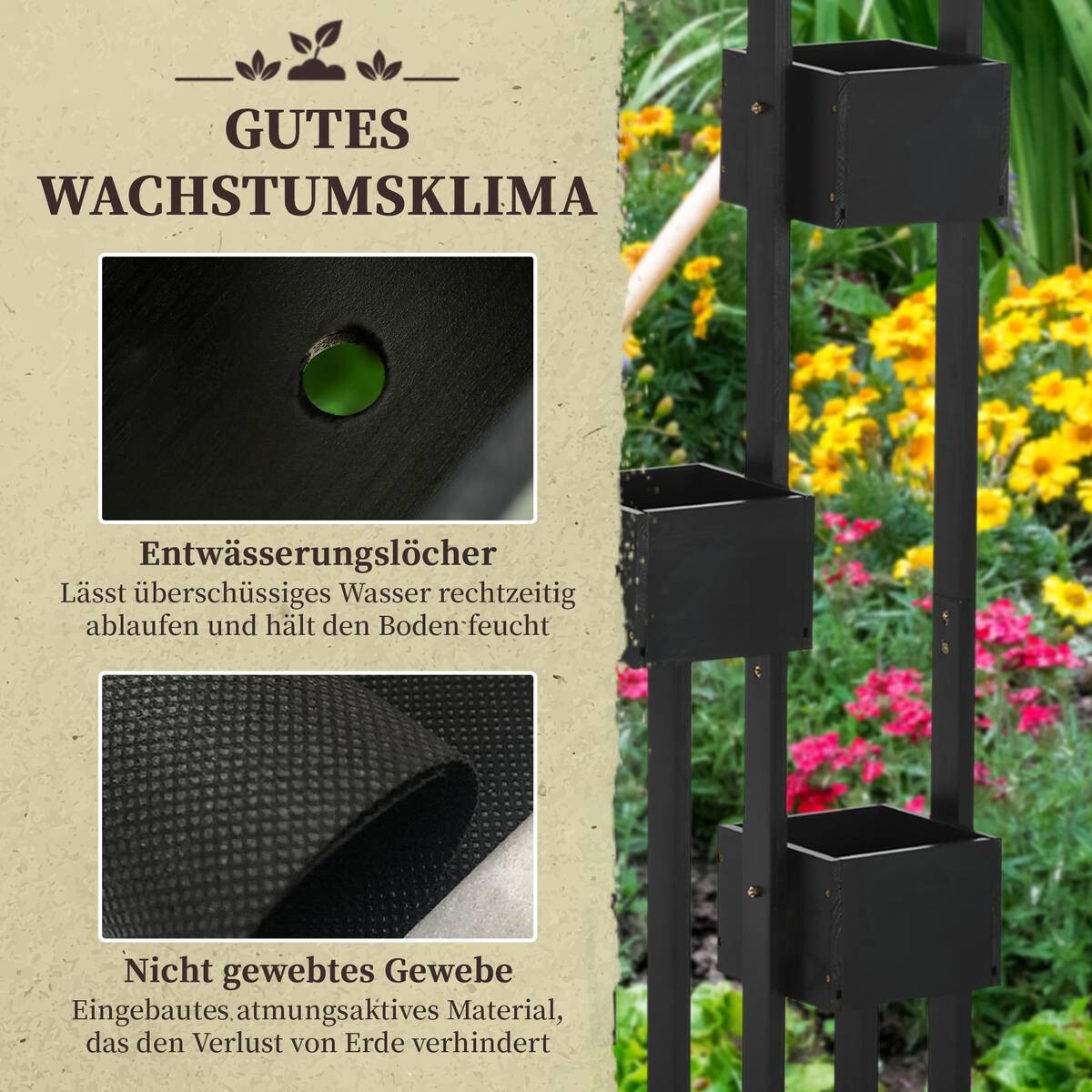 Outsunny Blumenkasten