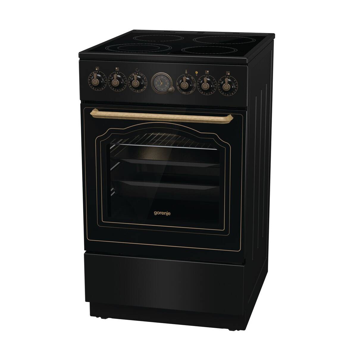 Gorenje Stand-Elektroherd GECS5B70CLB schwarz B/H/T: ca. 50x85x60 cm