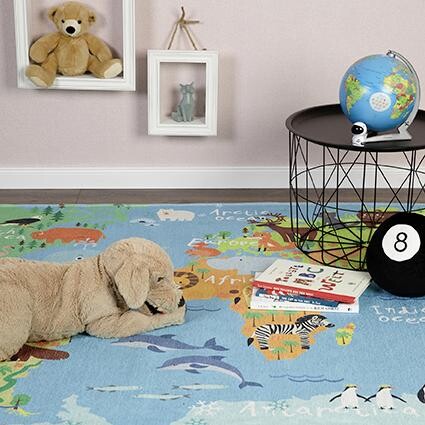 Obsession Kinderteppich My Fun Kids Multi B/L: ca. 120x170 cm