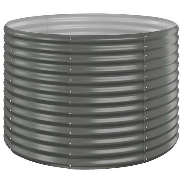 Hochbeet grau Stahl B/H/L: ca. 100x68x100 cm