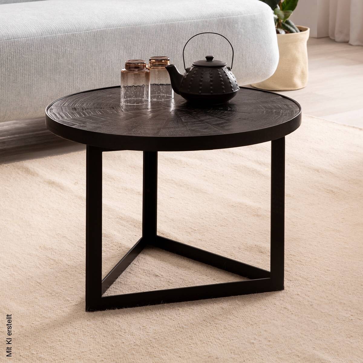 Couchtisch B/H/T: ca. 58x40x58 cm