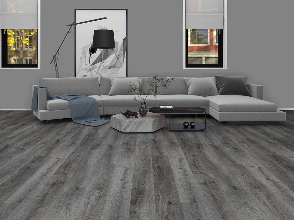 Click-Vinylboden Heek ca. 2,782 m² im Paket B/L: ca. 22,8x122 cm pro Paket