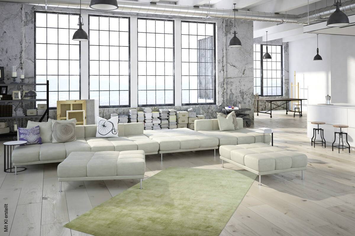 360Living Teppich Luxury grün B/L: ca. 200x290 cm