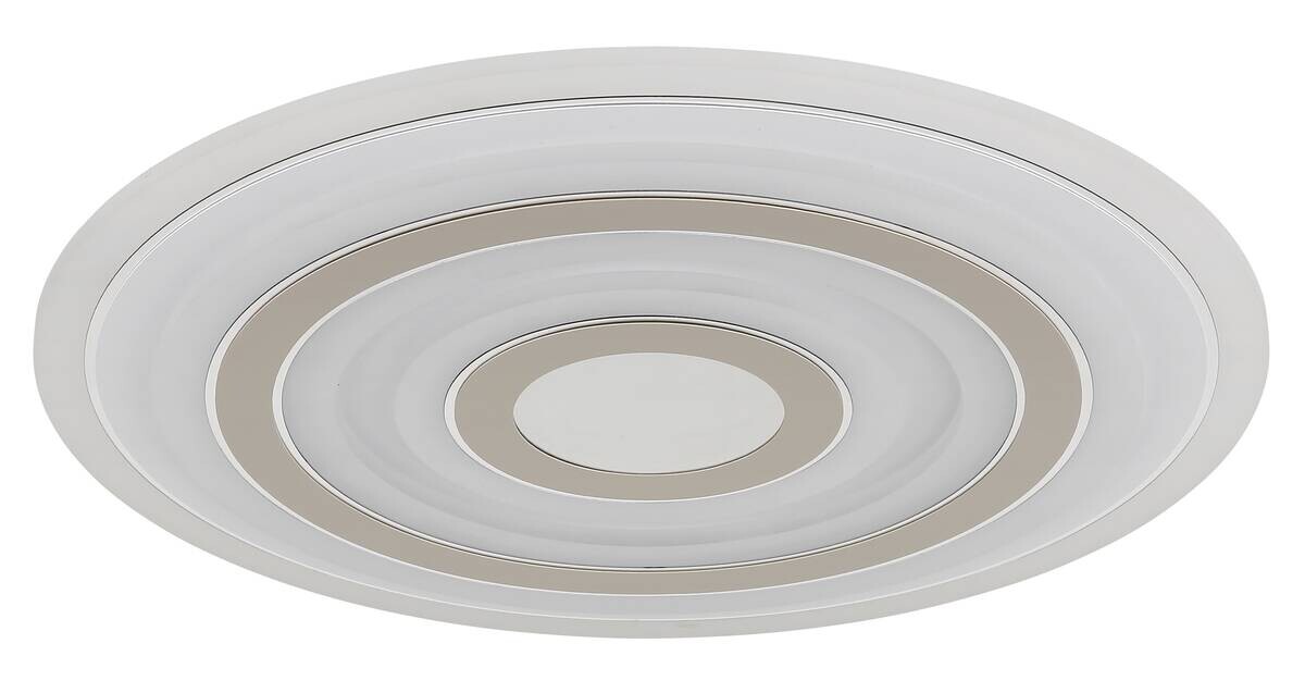 GLOBO LED-Deckenleuchte Opal weiß Metall Acryl H/D: ca. 5x48 cm 1 Brennstellen