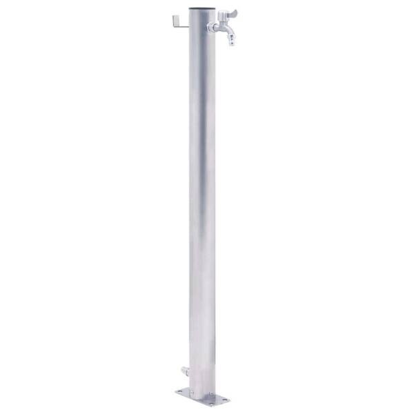 vidaXL Wassersäule silber