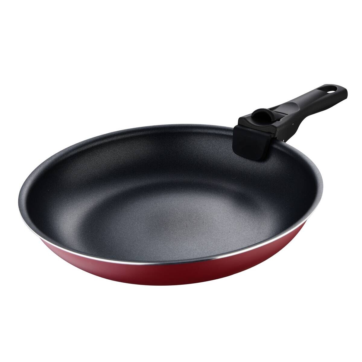 BERGNER Pfannenset Click u. cook rot Aluminium 3 tlg.
