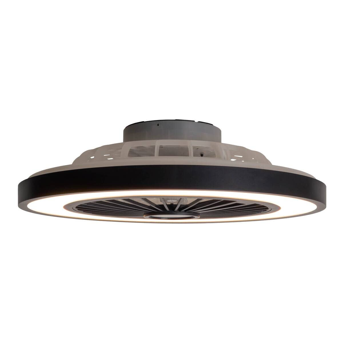 Näve Leuchten Deckenleuchte 1408622 schwarz Metall Kunststoff B/H/T: ca. 54x16x54 cm null 3 Brennstellen