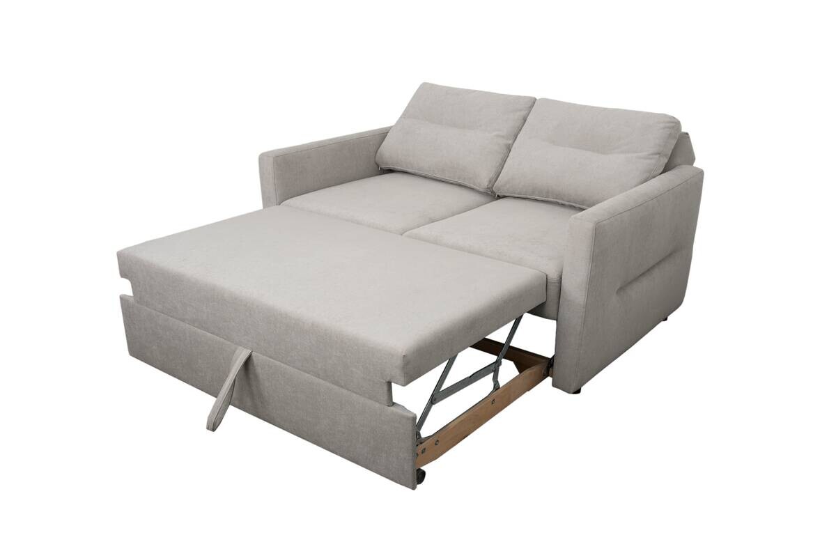 Schlafsofa Gloria grau Webstoff B/H/T: ca. 152x94x102 cm